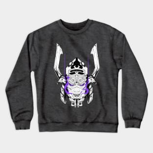 Galactus Oni Samurai - BW Crewneck Sweatshirt